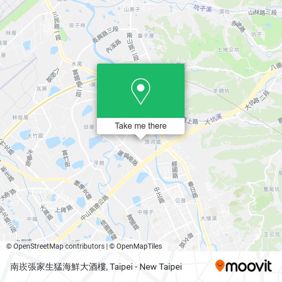 南崁張家生猛海鮮大酒樓地圖