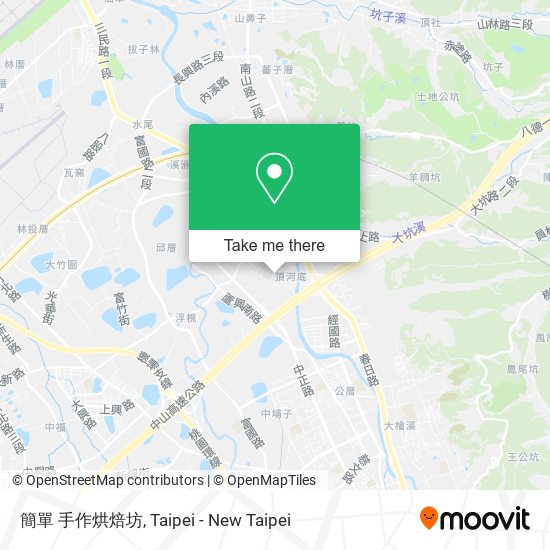簡單 手作烘焙坊地圖
