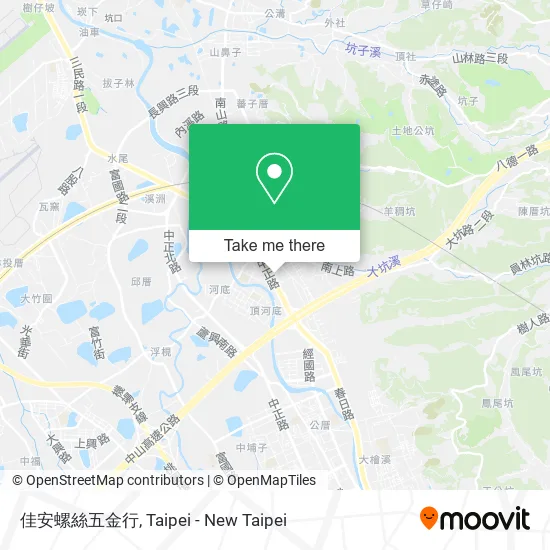 佳安螺絲五金行地圖