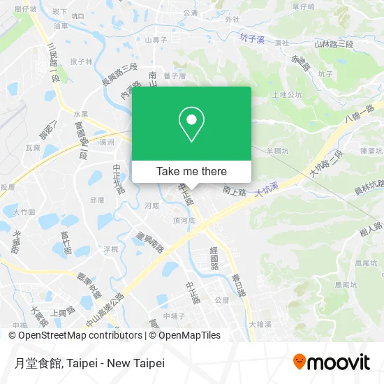 月堂食館地圖
