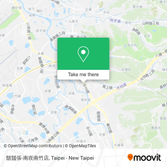 鬍鬚張-南崁南竹店地圖