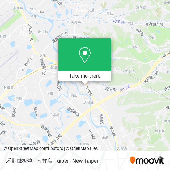 禾野鐵板燒 - 南竹店 map