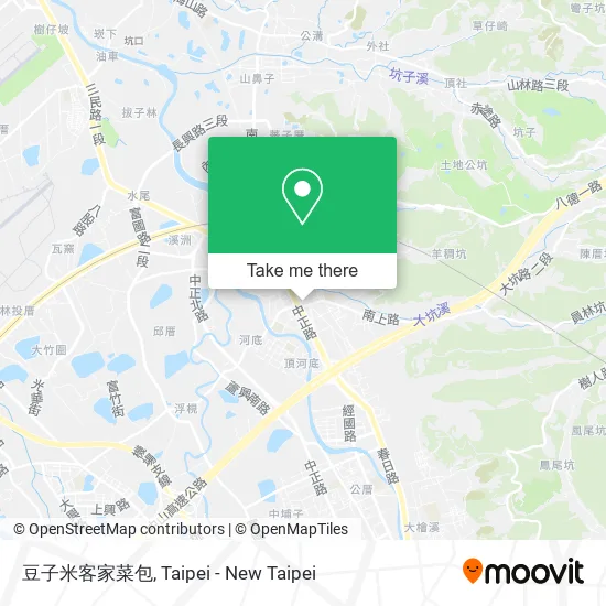豆子米客家菜包地圖