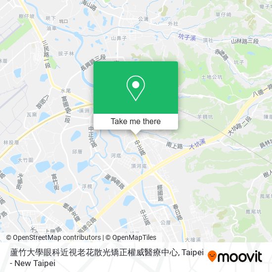 蘆竹大學眼科近視老花散光矯正權威醫療中心地圖