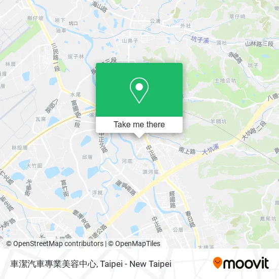 車潔汽車專業美容中心 map
