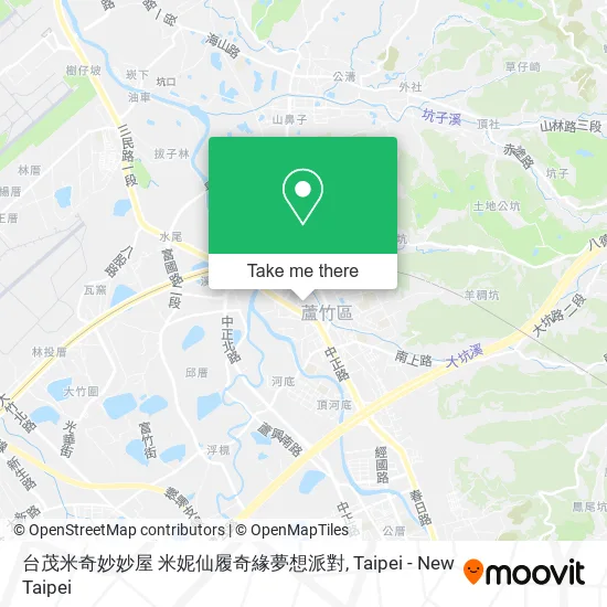 台茂米奇妙妙屋 米妮仙履奇緣夢想派對地圖