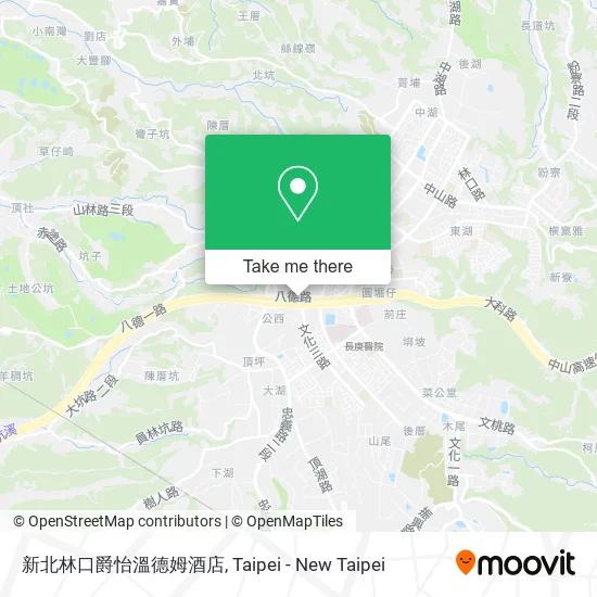 新北林口爵怡溫德姆酒店 map