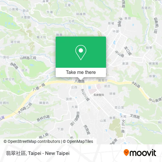 翡翠社區 map