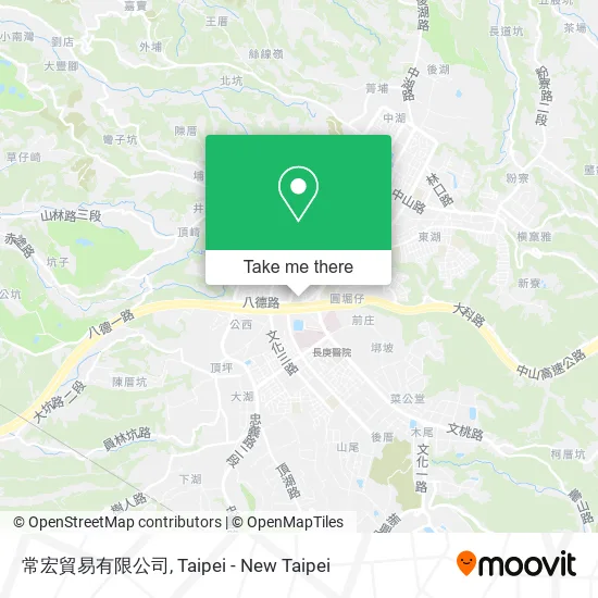 常宏貿易有限公司地圖