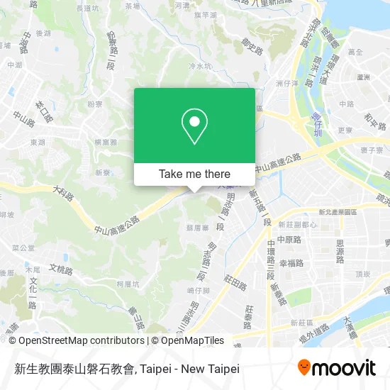新生教團泰山磐石教會 map