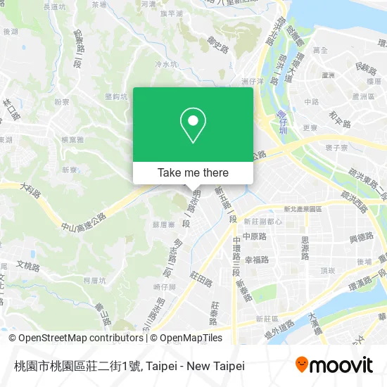 桃園市桃園區莊二街1號地圖