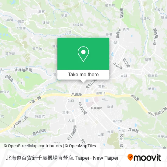 北海道百貨新千歲機場直營店 map