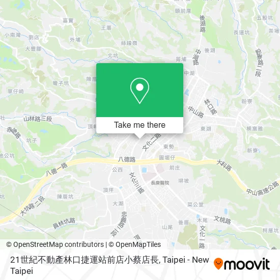 21世紀不動產林口捷運站前店小蔡店長 map