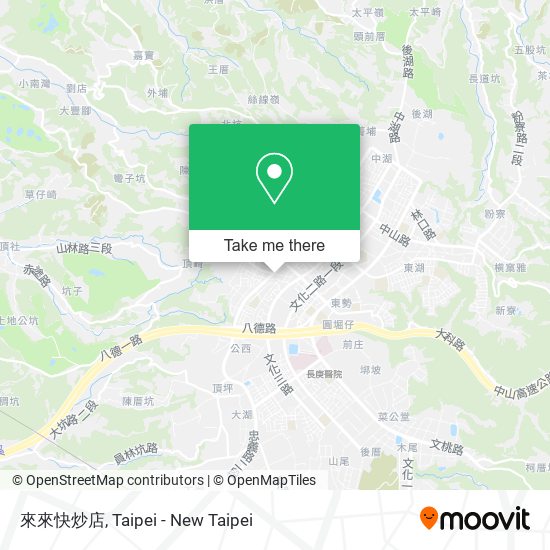 來來快炒店地圖