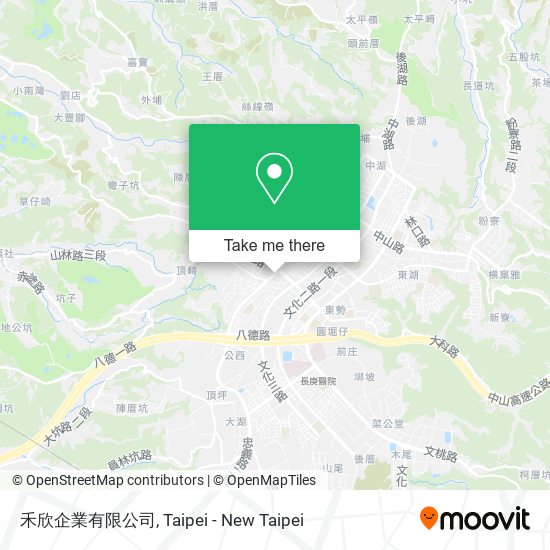 禾欣企業有限公司地圖