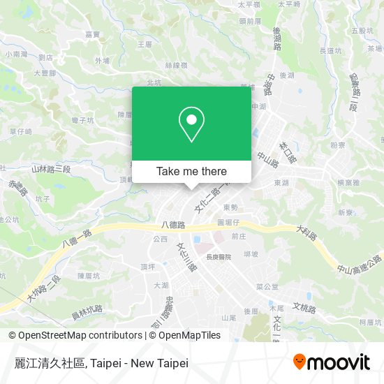 麗江清久社區 map