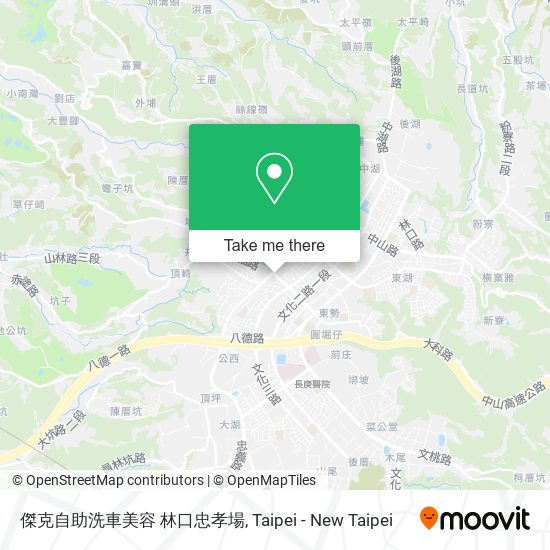 傑克自助洗車美容 林口忠孝場地圖