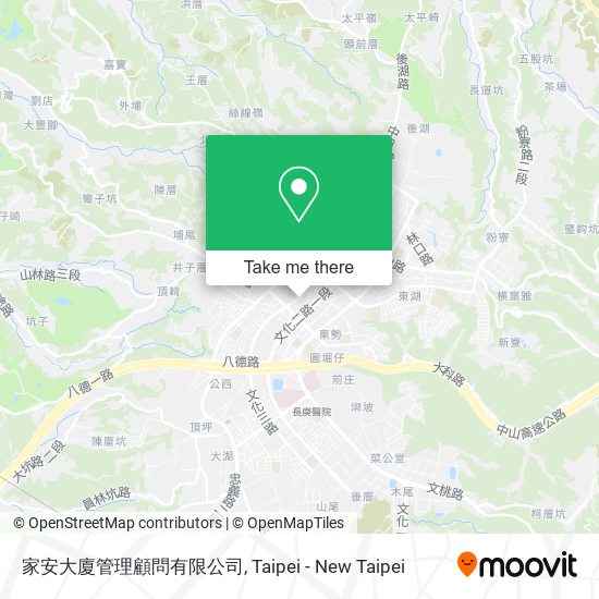 家安大廈管理顧問有限公司地圖