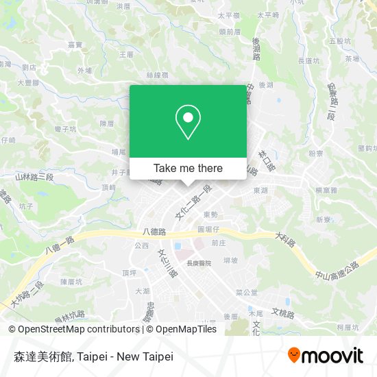 森達美術館 map