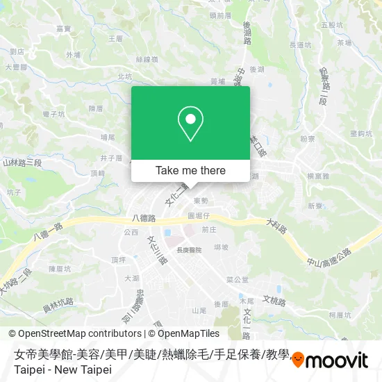 女帝美學館-美容/美甲/美睫/熱蠟除毛/手足保養/教學 map