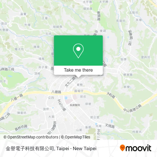 金譽電子科技有限公司 map