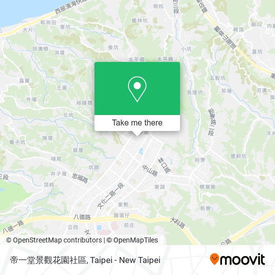 帝一堂景觀花園社區 map