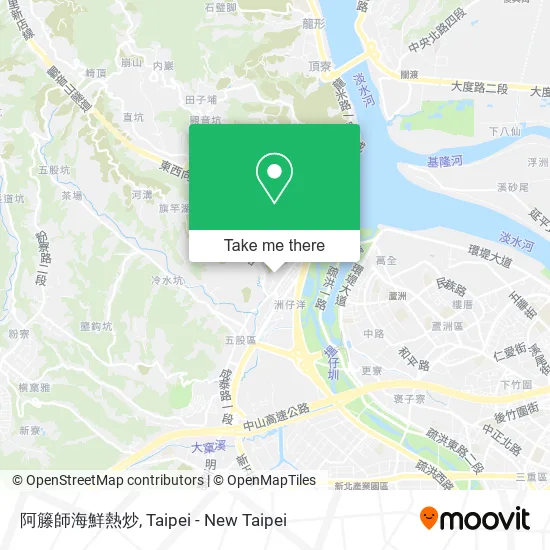 阿籐師海鮮熱炒地圖