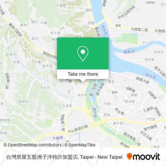 台灣房屋五股洲子洋特許加盟店地圖