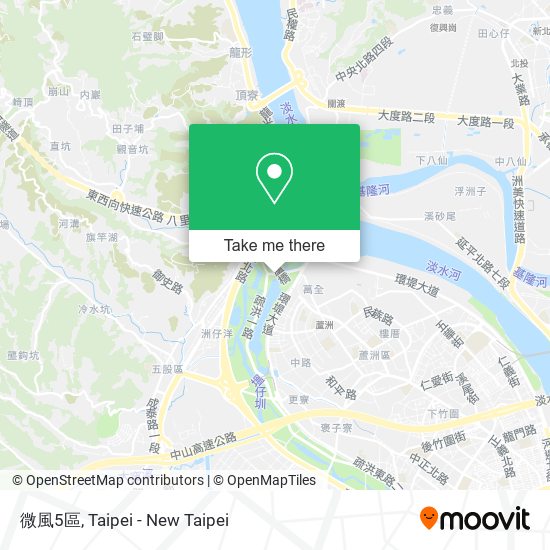 微風5區地圖