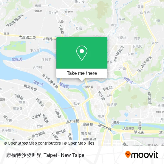 康福特沙發世界 map