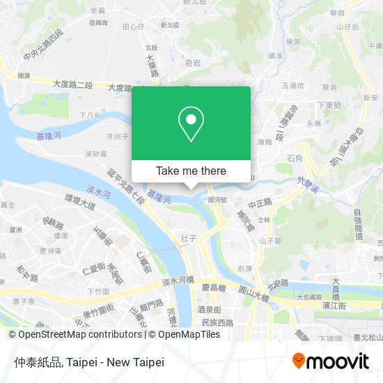 仲泰紙品地圖