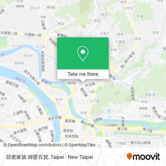 甜蜜家族 婦嬰百貨 map