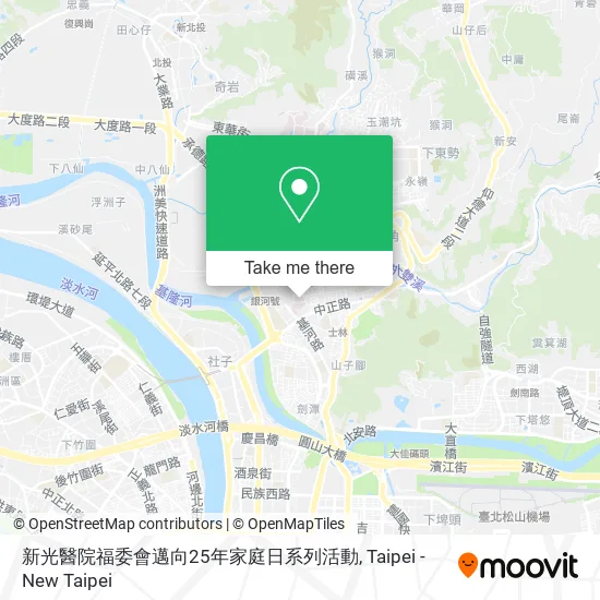 新光醫院福委會邁向25年家庭日系列活動 map