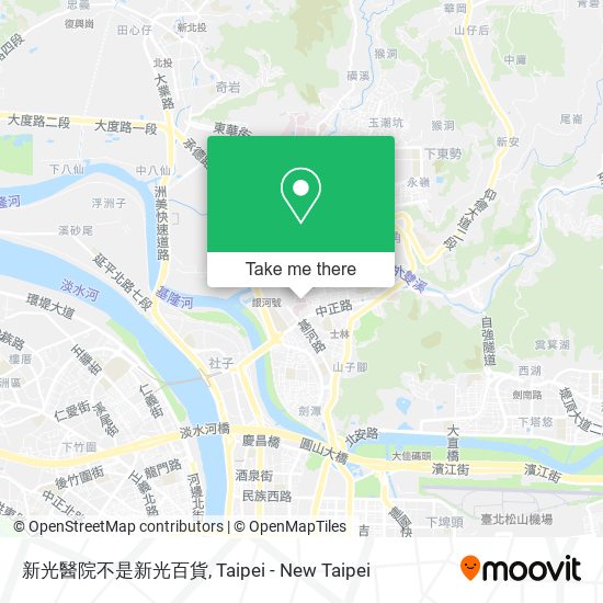 新光醫院不是新光百貨 map