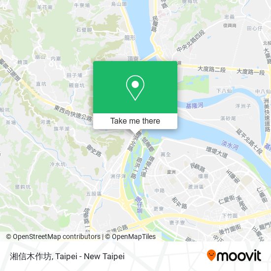 湘信木作坊 map
