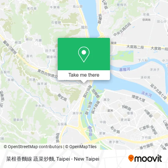 菜根香麵線 蔬菜炒麵 map