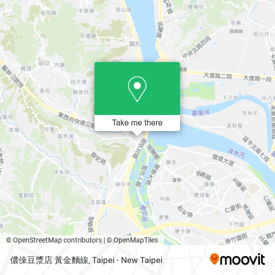 儂倈豆漿店 黃金麵線 map
