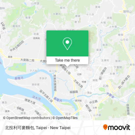 北投利可麥麵包 map