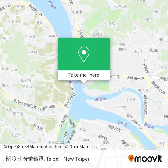 關渡 生發號鐵蛋地圖