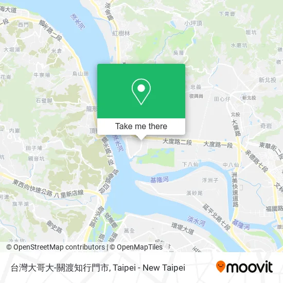 台灣大哥大-關渡知行門市地圖
