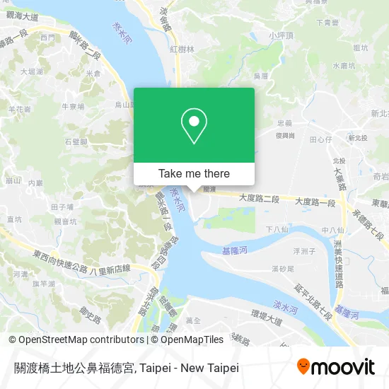 關渡橋土地公鼻福德宮 map