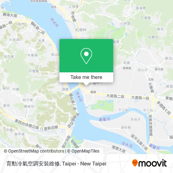 育勳冷氣空調安裝維修地圖