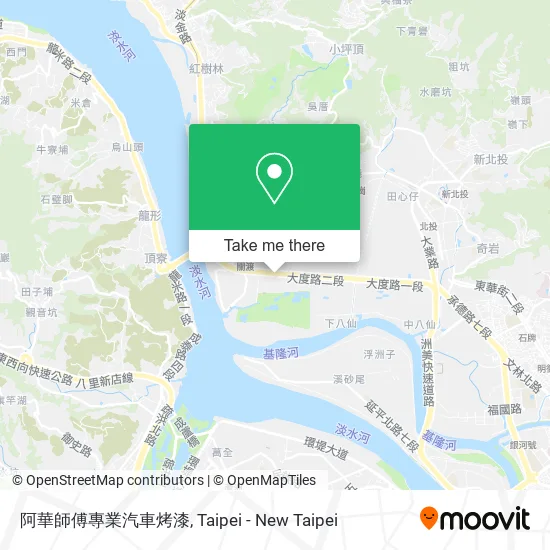 阿華師傅專業汽車烤漆 map