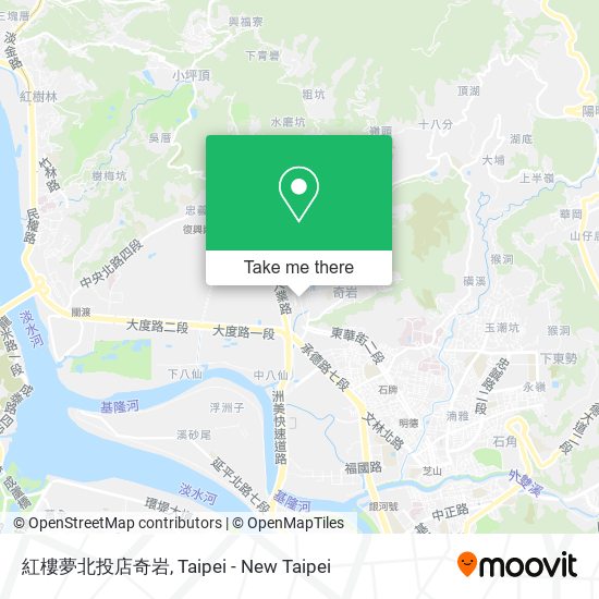 紅樓夢北投店奇岩 map