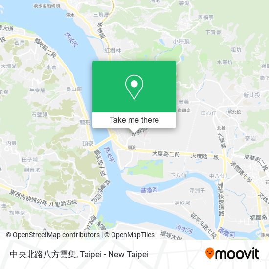 中央北路八方雲集地圖