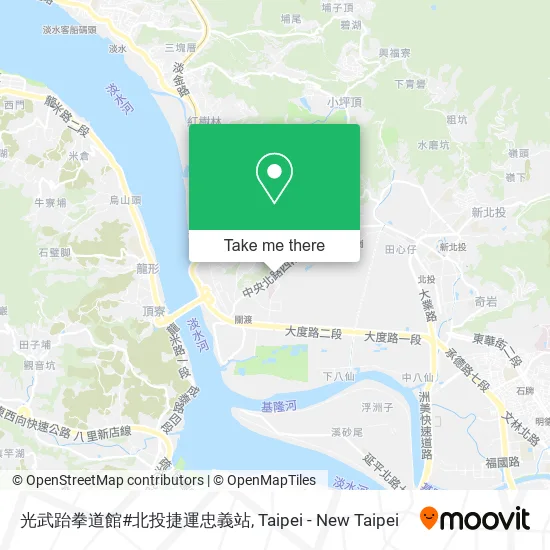 光武跆拳道館#北投捷運忠義站 map