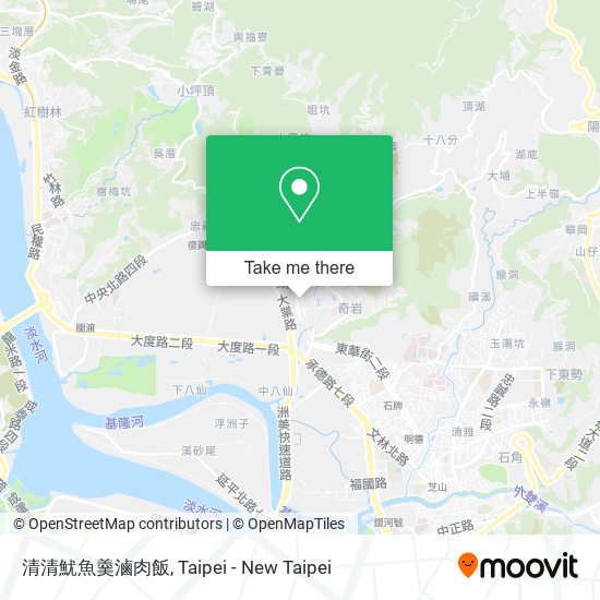 清清魷魚羹滷肉飯 map