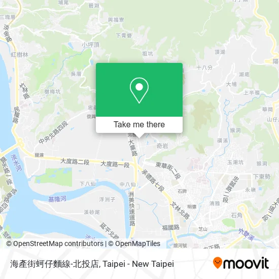 海產街蚵仔麵線-北投店 map