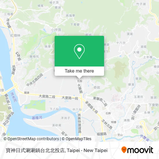寶神日式涮涮鍋台北北投店 map