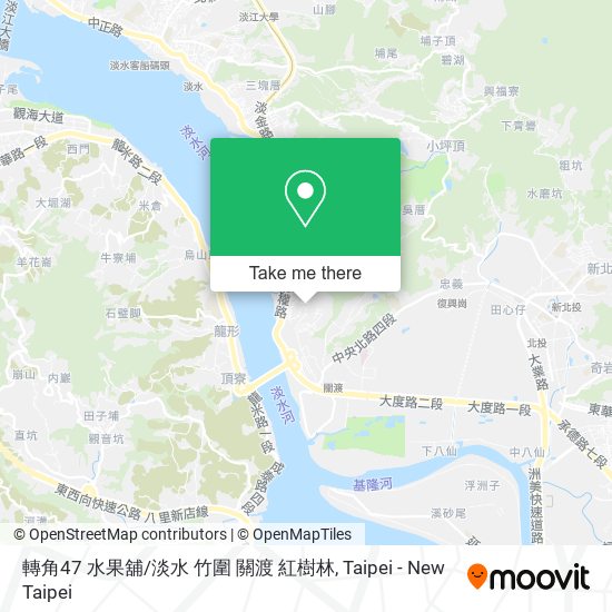 轉角47 水果舖/淡水 竹圍 關渡 紅樹林地圖